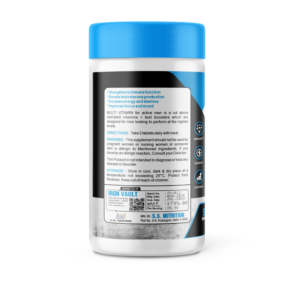 Multi Vitamin, 100 Tablets - Image 3