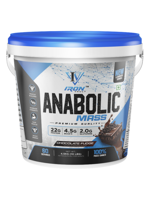 Anabolic Mass Gainer Chocolate Fudge, 4.5kg