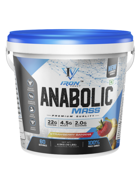 Anabolic Mass Gainer Strawberry Banana, 4.5kg