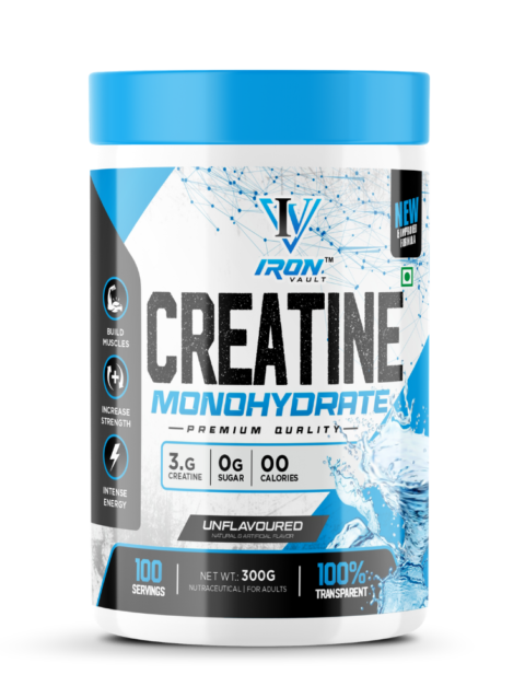 Creatine Monohydrate, Unflavoured, 300gm
