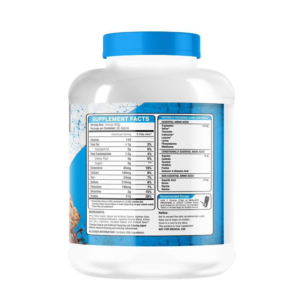 Isolate Protein Chocolate Ice Cream, 2kg - Image 3